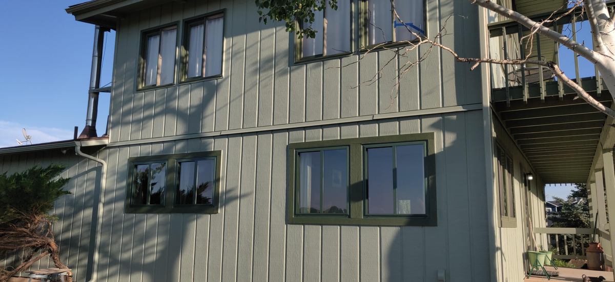 house after fresh trim and paint