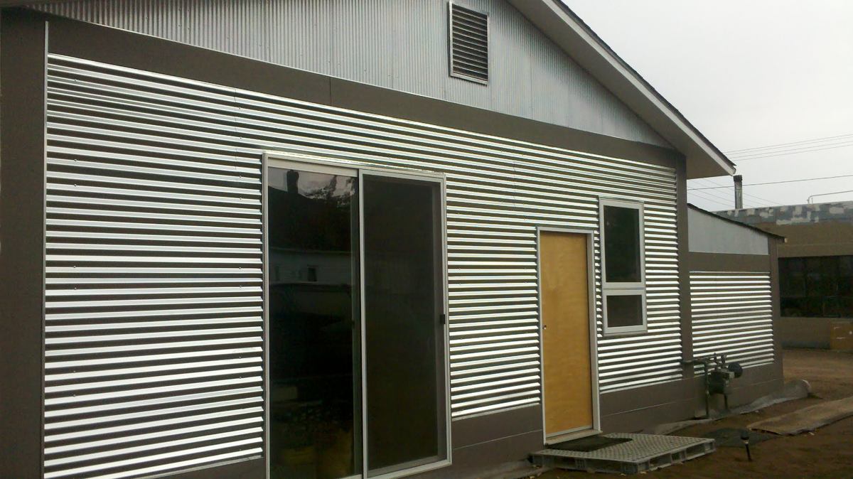 finished frontage, after