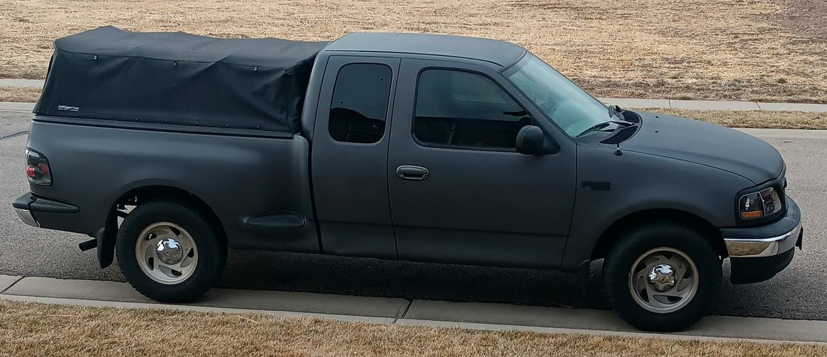 truck sprayed in liner after